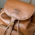 Miumiu Leather Backpack 5BZ042